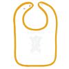 Infant Contrast Trim Terry Bib Thumbnail